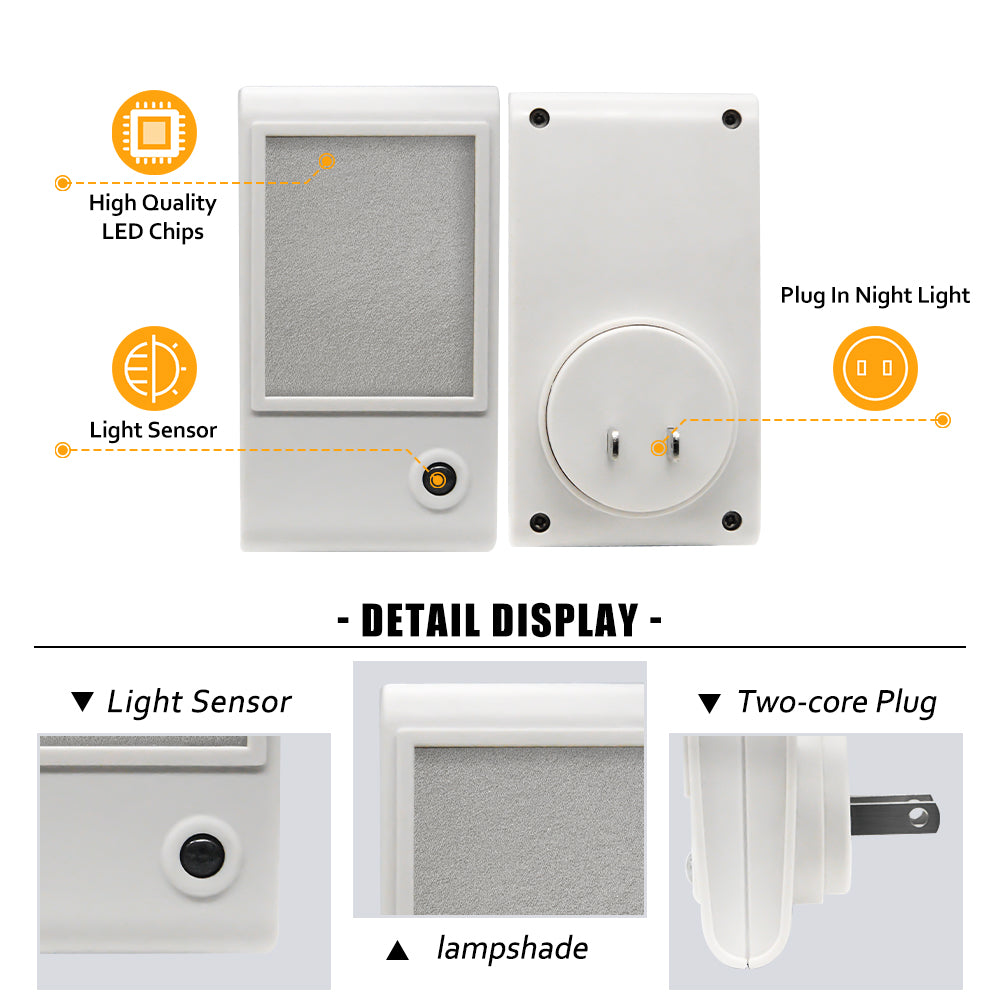 Light Sensor Self Control LED Night Light