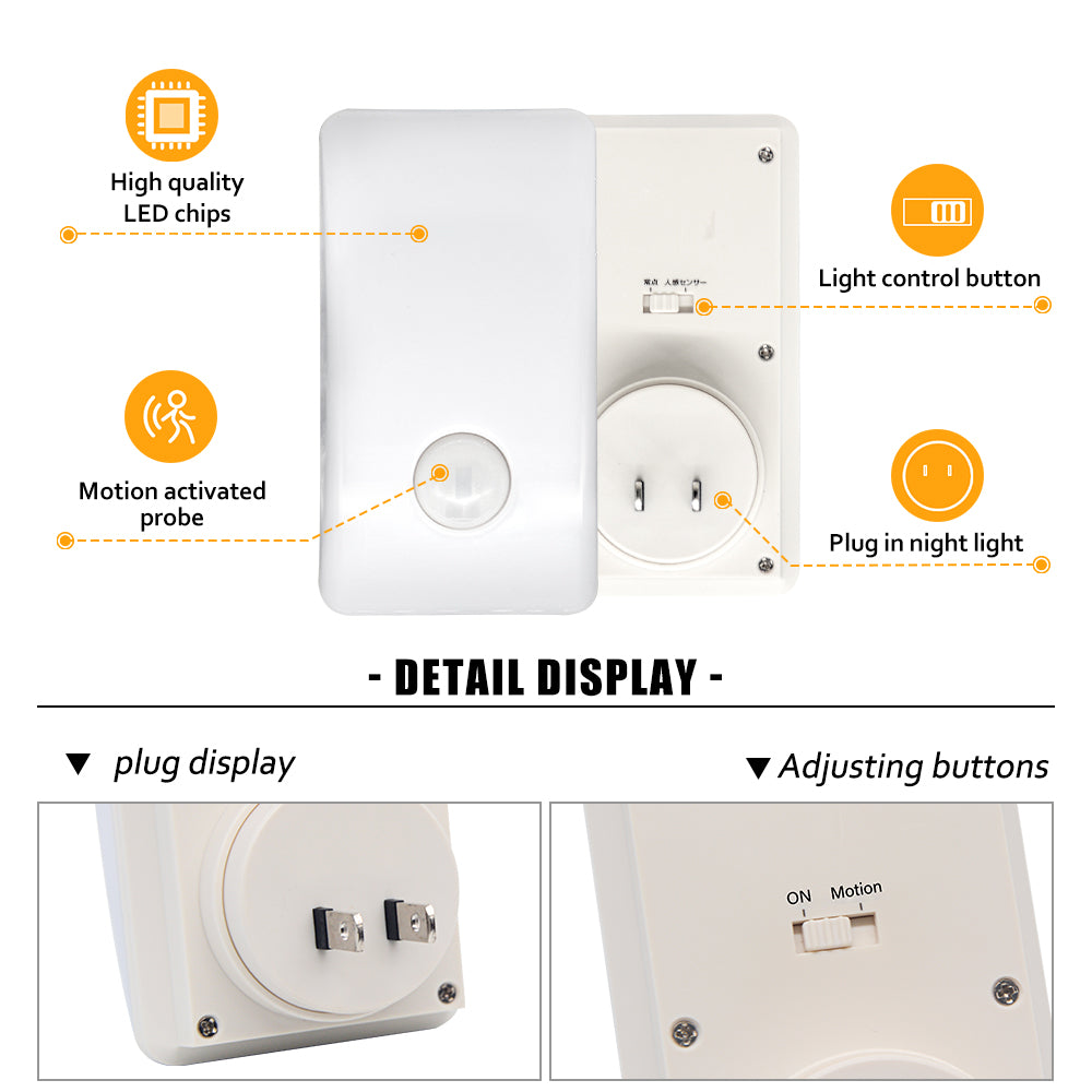 Environment Friendly Motion Sensor LED  Night Light