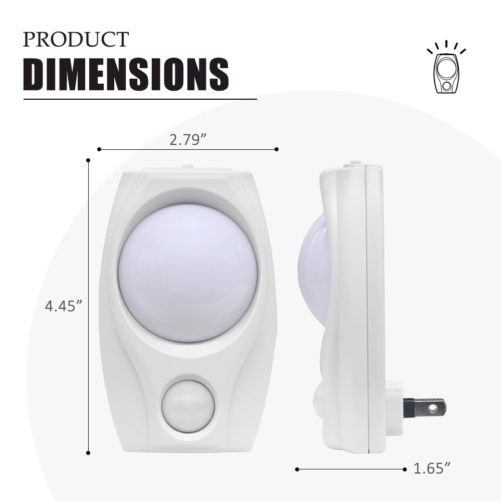 3 Modes Option PIR LED Night Light